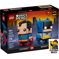40859 BRICKHEADZ Golden Age Superman and Batman